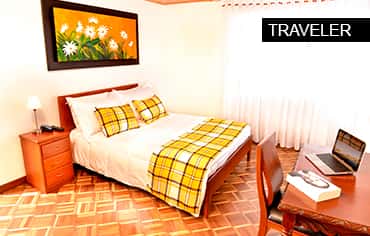 Habitación con dos camas sencillas